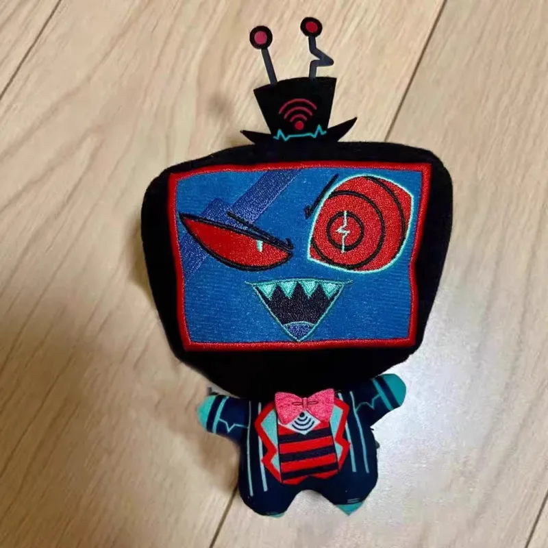 10cm Anime Hell Inn Cotton Doll Hazbin Hotel Lucifer Peripherals Toy Hot Movie Cute Imitation Plush Doll Pendant Gift For Kids