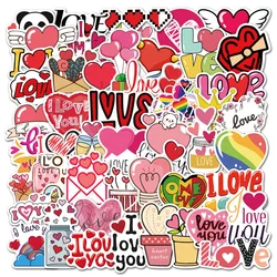 10/30/50PCS Popular Cartoon Love Series Sticker Pack Skateboard Guitar Decoration DIY Laptop Waterproof Graffiti Decals Wholesal