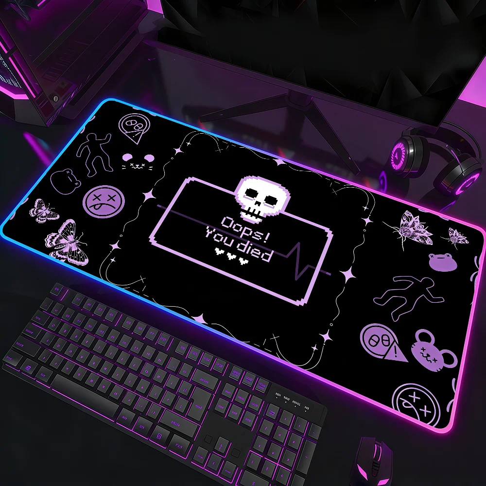 Mouse Pad Extended Rgb - Mouse Pad Gamer RGB, Tapete de