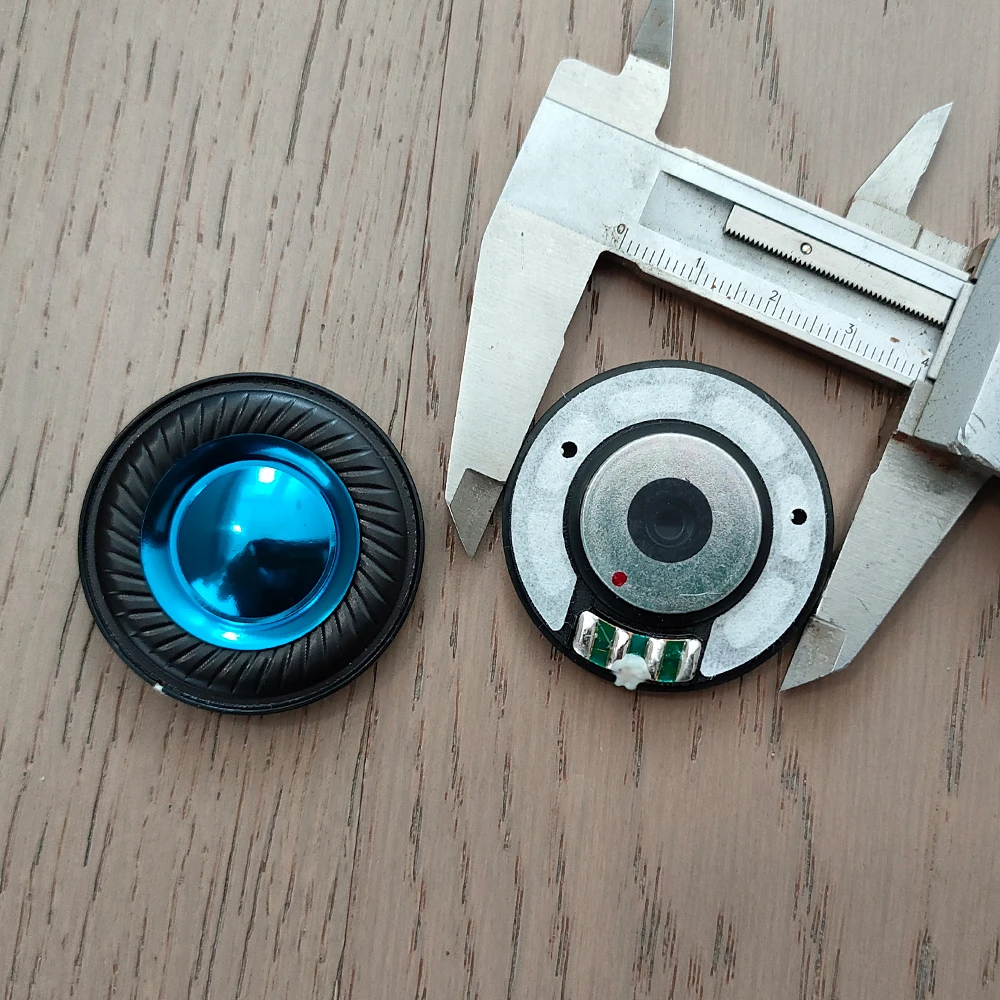 

ELFINEAR CeramicSilk 40U 40mm Ultra-Slim Speaker, 17.3 Magnet, Blue Dome Silk Membrane, Clear Vocals & Rich Bass for Headphones