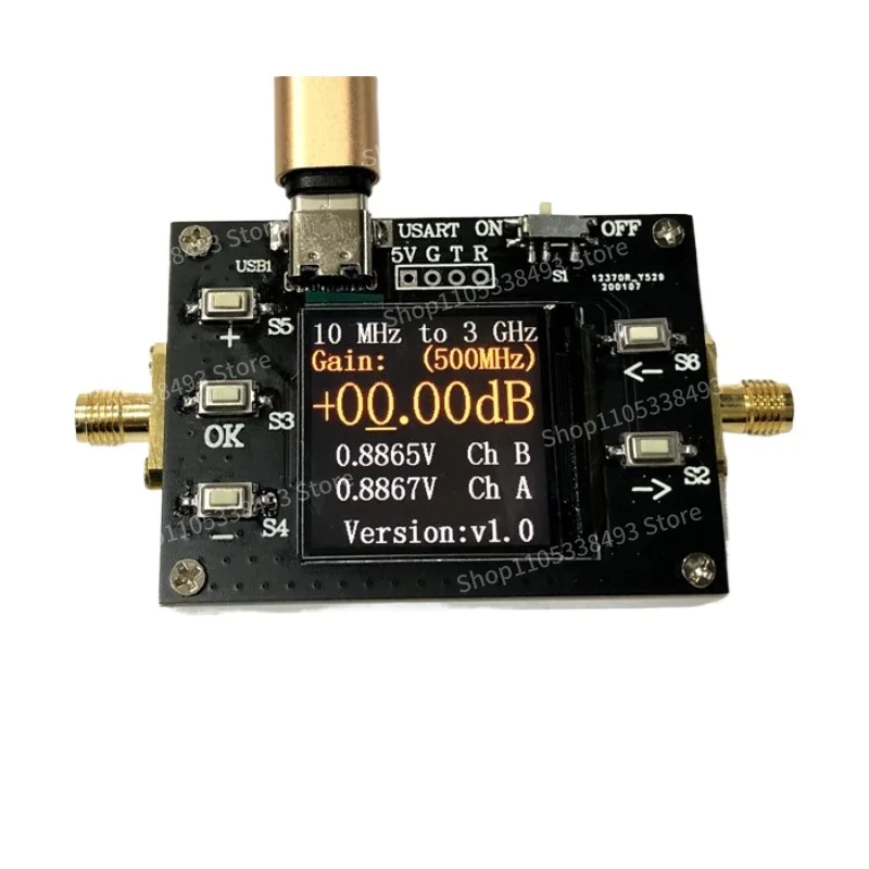 For 10M-3GHZ 120DB Large Dynamic Range Numerical Control Gain Amplifier 0.01DB Step RF Amplifier