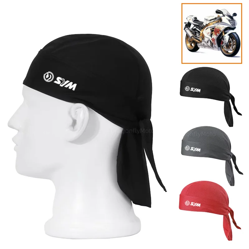 Summer Cycling Cap Quick Dry Breathable Pirate Hat For SYM JP150 GR125 fiddle 3 FNX150 maxsym 400i 600i Motorcycle Hat