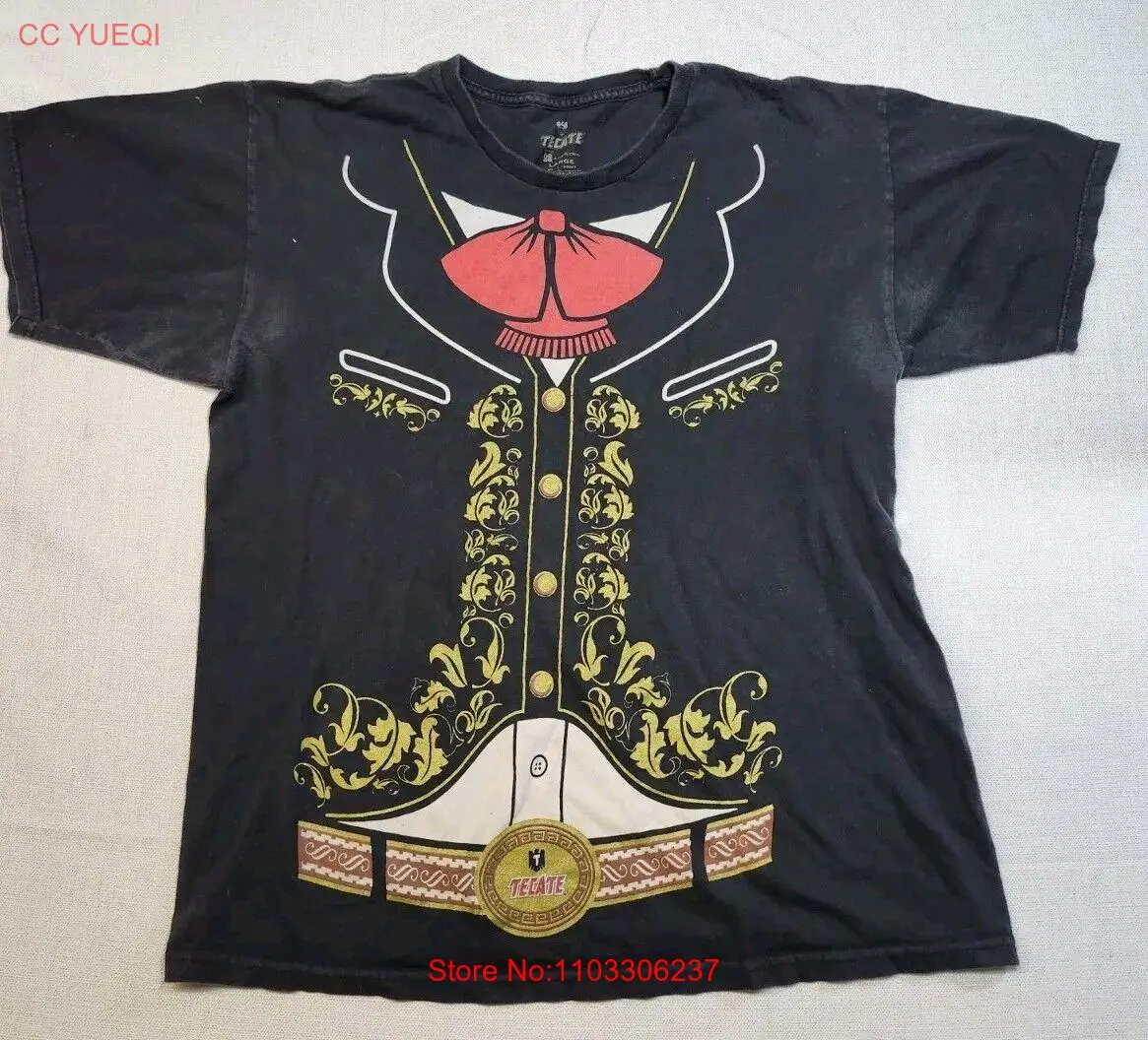 Tecate пиво мариати костюм редкая HTF большая Мексиканская футболка смешная забавная