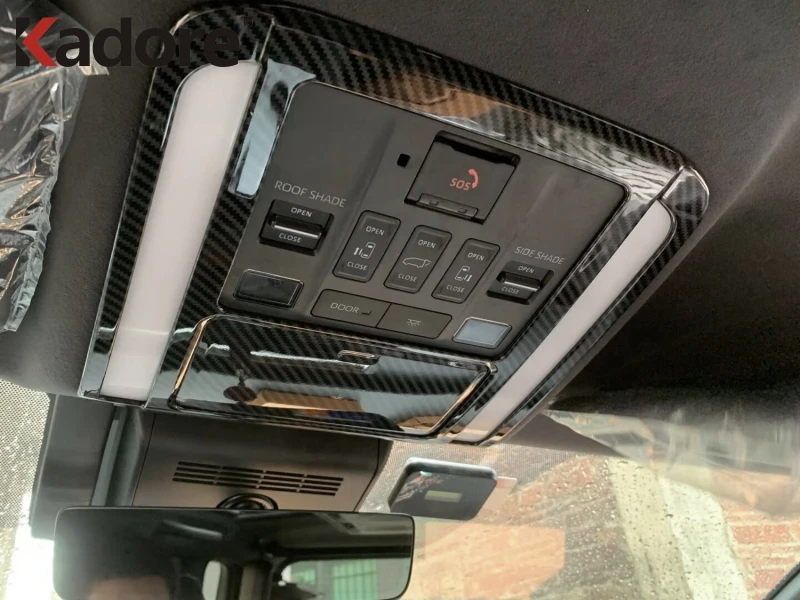 لتويوتا ألارد Vellfire 2024 2025 2026 القراءة ضوء مصباح الديكور غطاء الكسوة اكسسوارات السيارات الداخلية ملصق