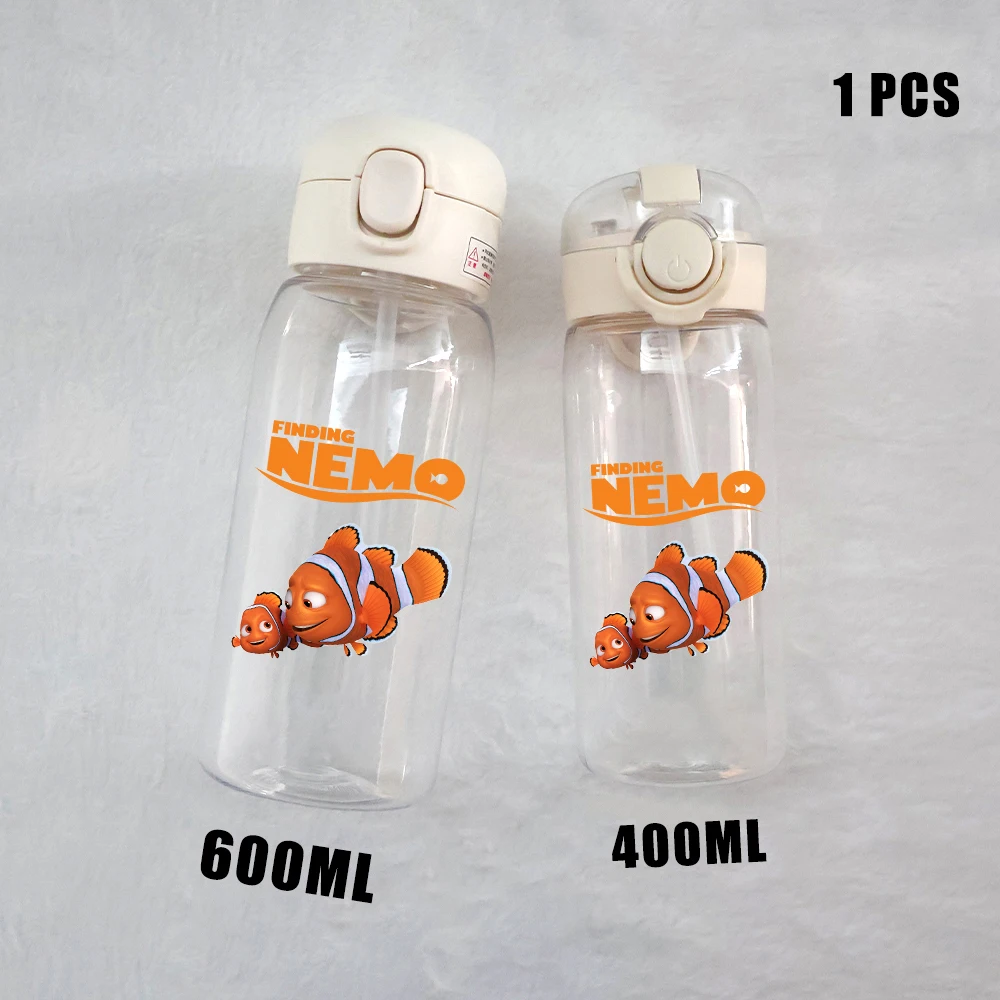 Disney Finding Nemo Large Capacity Transparent Water Cup Portable Sports Outdoor Cartoon Animation Dory Nemo Bruce Children Run