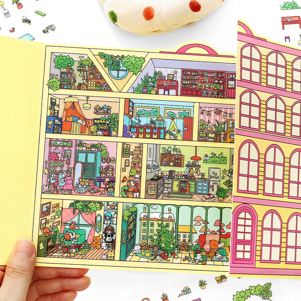 بطاقة عاشق 4 قطع [سلسلة 20.0 مفتوحة للأعمال اليوم] مواد مجمعة إبداعية لمجموعة ألغاز الخيام ذات الطابع العتيق PET