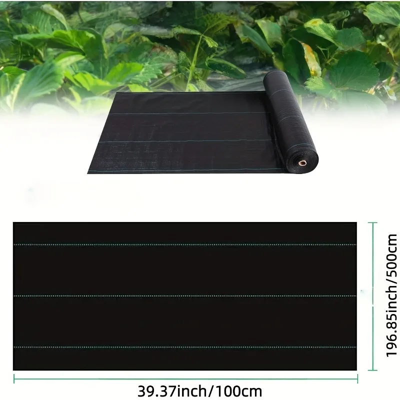 Anti Aging Heavy-duty Grass Proof Cloth, Water Permeable and Breathable, Durable Garden Floor Cloth, Agricultural Covering Film