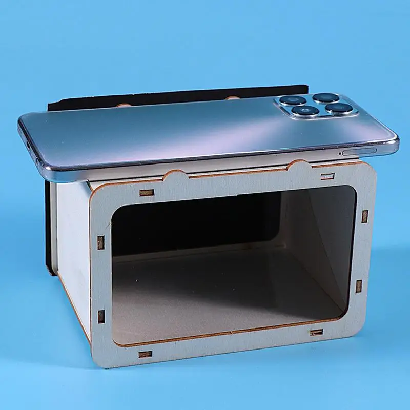 Hologram Projector Small 3D Holographic Home Cinema Smart Phone Hologram Projector DIY Home Cinema Theater Mobile Phone Hologram