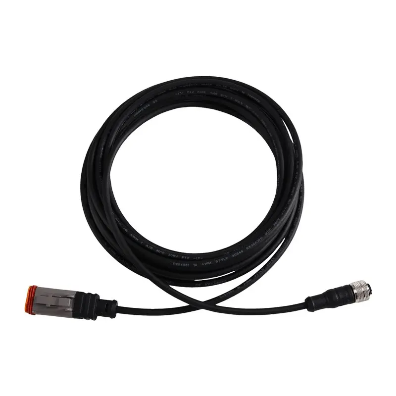 For car-Vehicle Mod For M12 A Coding 6Pin Female Plug Transfer Cable DT06-6S Waterproof Connector 5Pin Female Car Wiring Harness
