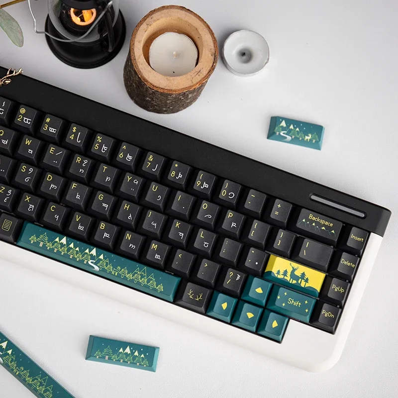 

Lin Shenjian Deer Fanxing keycap, original factory highly original design full five-sided hot sublimation PBT