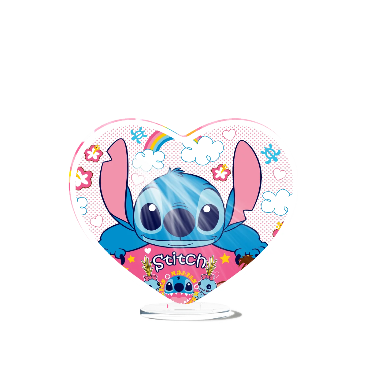 Stitch Boojiboo Acrylic Stand Model Plate Decoration Originality Desk Figure Display Fan Gift Cartoon Prime Product New Jewelry