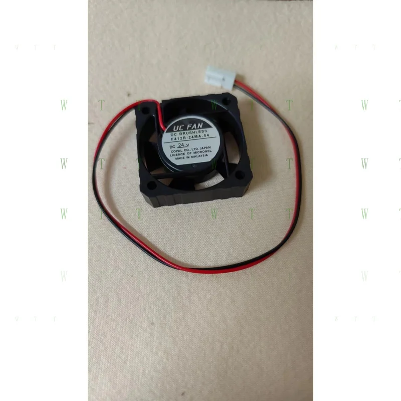 H 1 PCS  UC FAN Fan F412R-24MA-04  DC 24V 40*10mm 2 pin inverter  Cooling fan