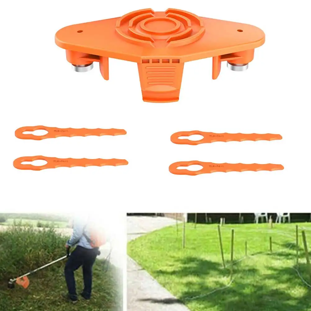 

Набор пластиковых запасных лезвий для головок газонокосилок серии WORX WG150-WG180 с пластиковыми лезвиями (111,5*58,3*31,8 мм)