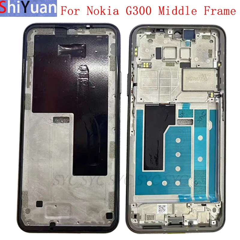 Housing Middle Frame LCD Bezel Plate For Nokia G300 Phone Metal LCD Frame Replacement Parts