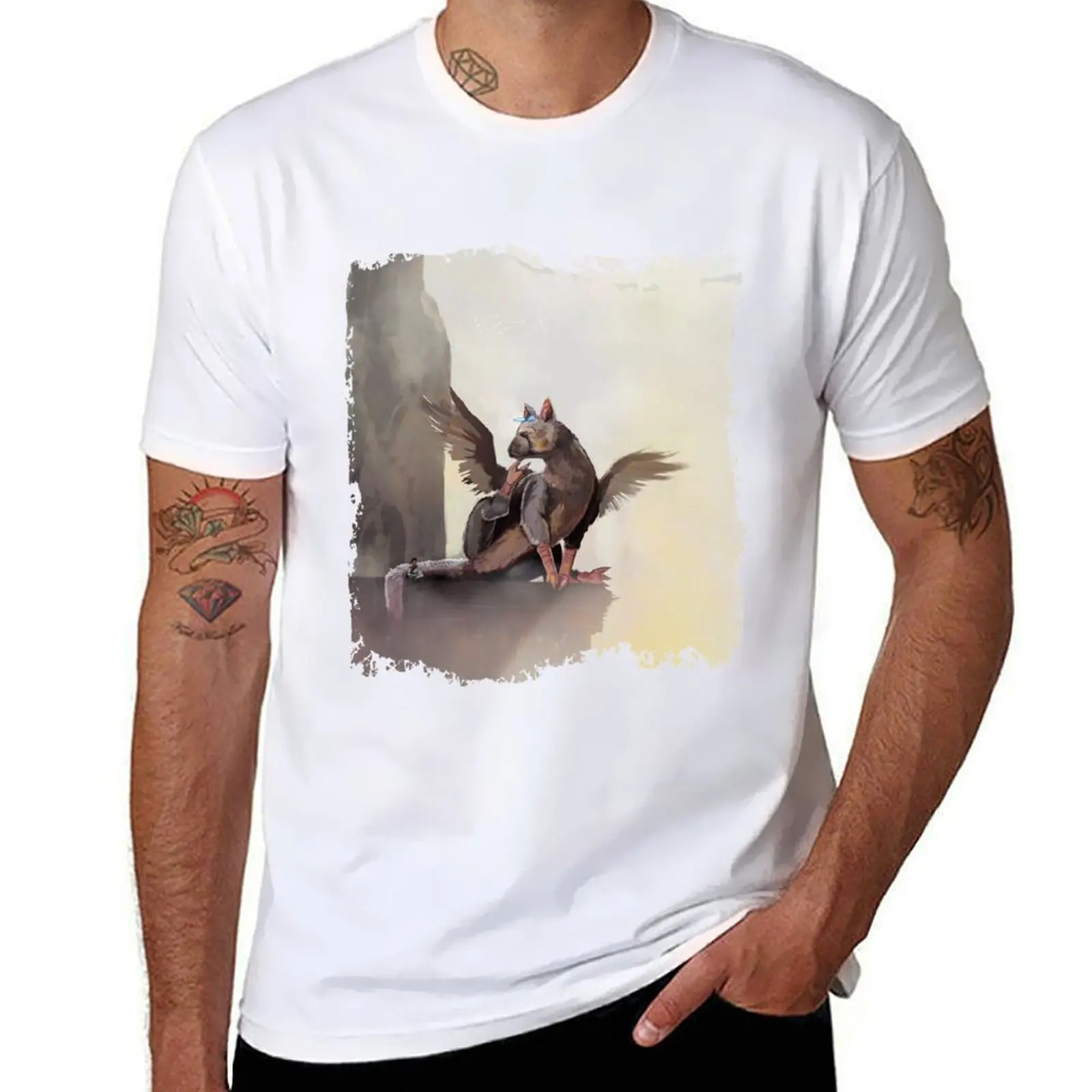 

The Last Guardian Trico (original) T-Shirt mens graphic t shirts men t shirt cotton 100% g man t shirts for men T-Shirt