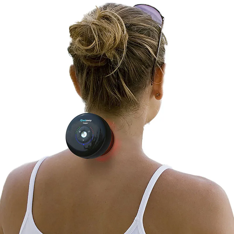 

STLF2021 Cordless Electric Pulse Neck and Back Massager Device for Pain Relief With Infrared / Portable Neck Massager Stick