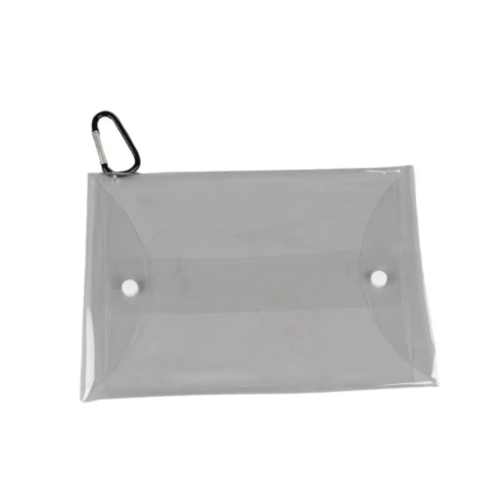 

Dustproof Anime Doll Display Bag with Metal Buckle Transparent Doll Storage Box PVC Keychain Doll Organizer Bag Mini Wallet