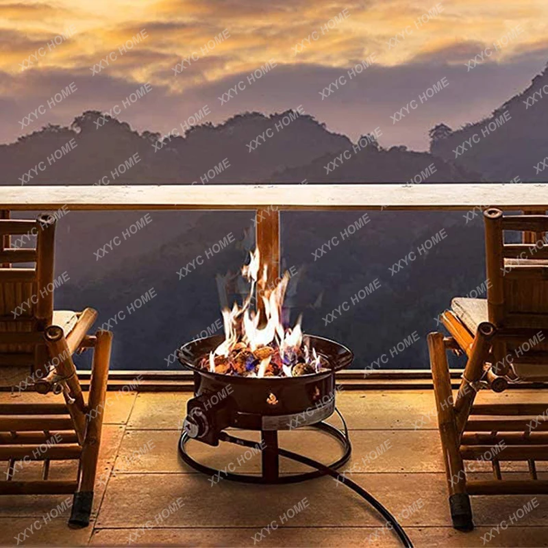 

Outdoor heating stove gas household courtyard garden balcony fire liquefied gas outdoor smokeless bonfire stove