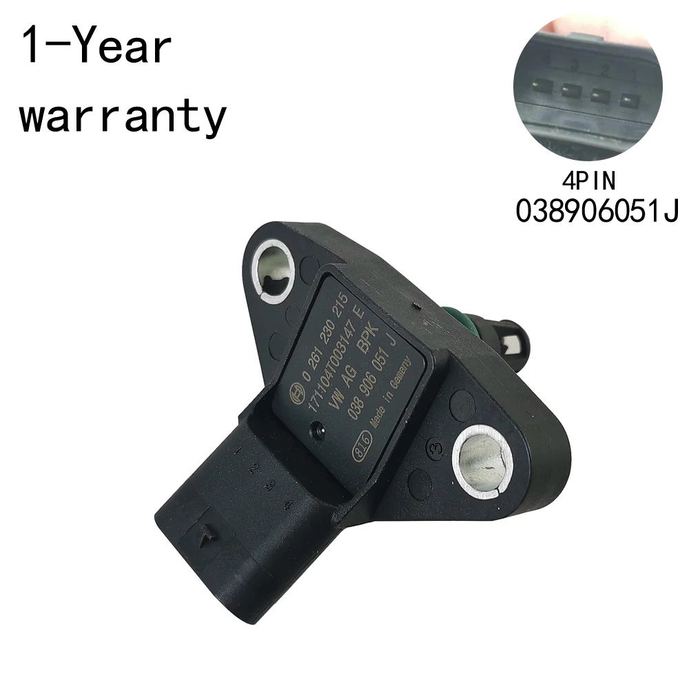 Lntake pressure sensor 038906051J For VW Touareg Audi A6L A4L A6 S6 A4 S4 A5 S5 A7 Q7 Q5 A8 S8