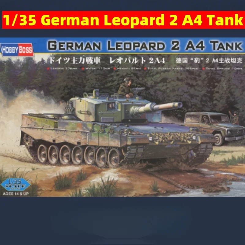 

TRUMPETER 1/35 Немецкий танк Leopard 2A4, пластиковая сборка, модель головоломки