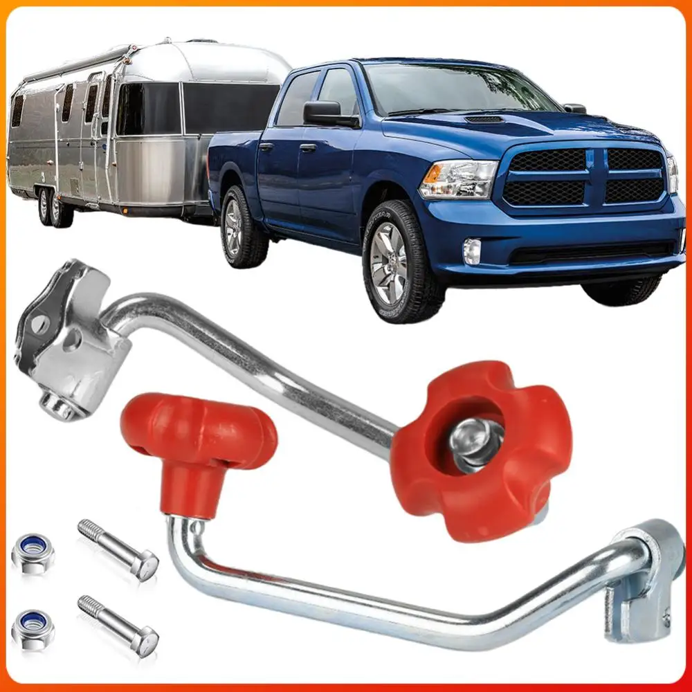 

Комплект из 2 универсальных рукояток для домкрата прицепа с болтами, гайками и проставками. Запасная рукоятка для домкрата, совместимая с большинством домкратов и прицепов.