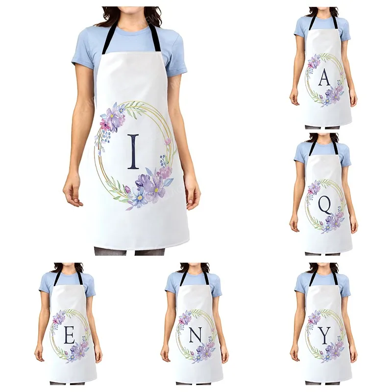 Aesthetic Women kitchen apron kids original Children Waterproof girl fashionable custom letter man waiter work apron oil proof