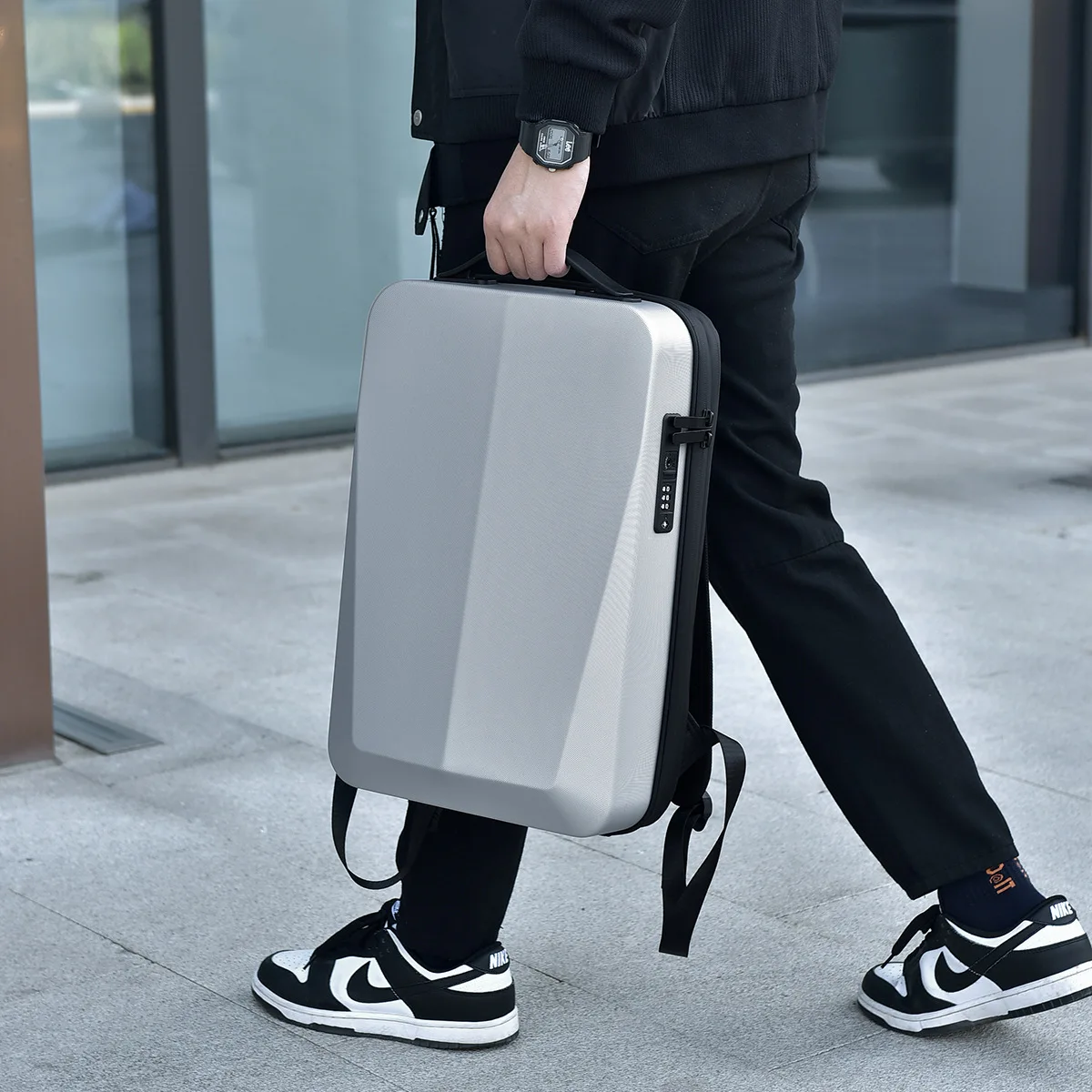 Business Travel Backpack for Men,Gaming Laptop Bag,PC Hard Shell Casual Daypack with USB Charging,Commuter Backpack