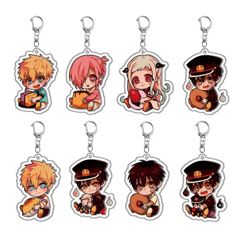 Anime Toilet-bound Hanako-kun Acrylic Keychain Yashiro Nene Minamoto Kou Mitsuba Yugi Tsukasa Hanako-kun Keychain Accesorios