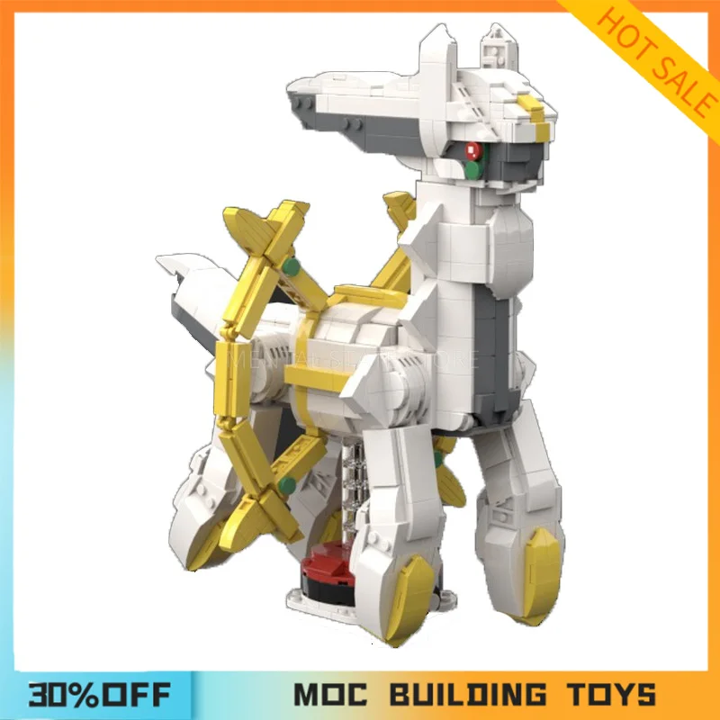 1291PCS Customized MOC Magical Mission Arceus Building Blocks Technology Bricks DIY Creative Assembly Toys Holiday Gifts