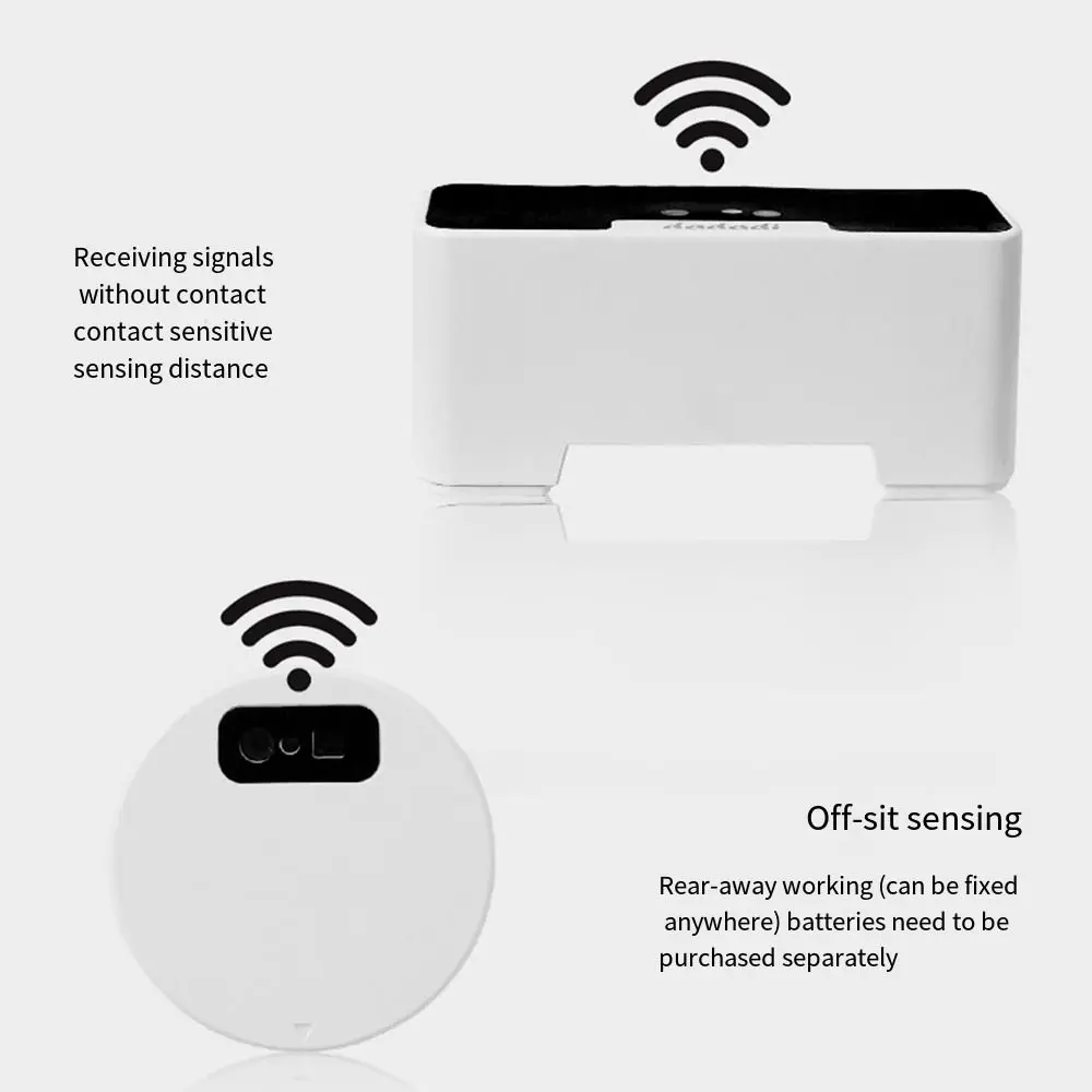 Type-C Rechargeable Induction Toilet Flusher Touchless Low Noise Automatic Toilet Flush Sensor Water Saving High sensitivity