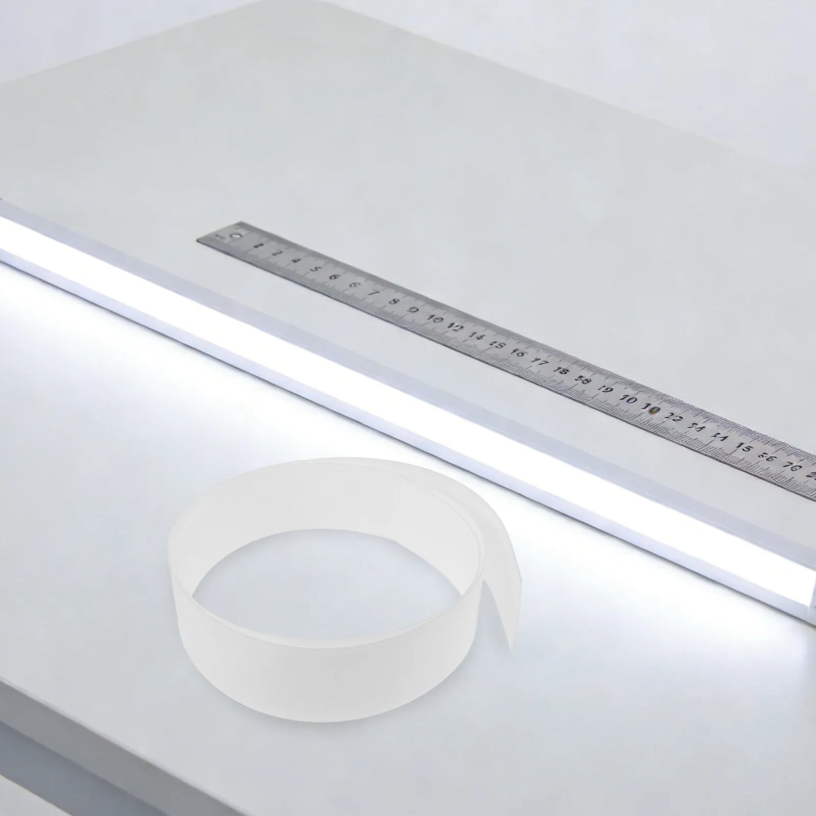 Obrázek 7: Pružné difusor aršík pro LED stáhnout světel 0.8mm štíhlý profil uniforma lehký disperze upevnit hustý povrch moderní domácí úřad