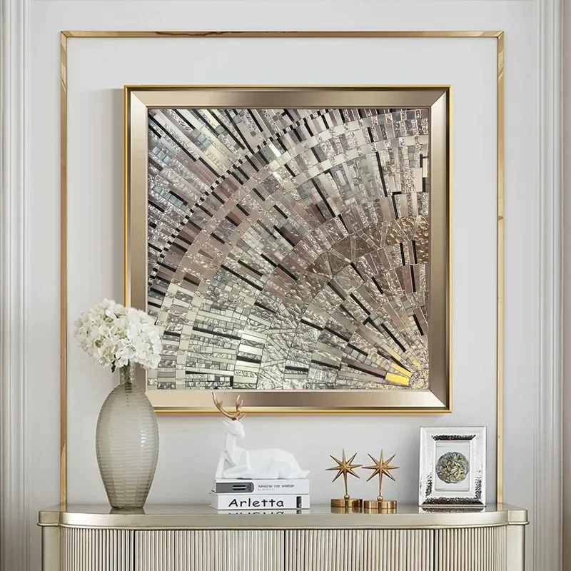 Italian Mosaic Art Good Design New Arrival Recycle Glass Mosaic Tiles Art 3d Mural Custom Oil Painting Mosaic Tiles for Wall