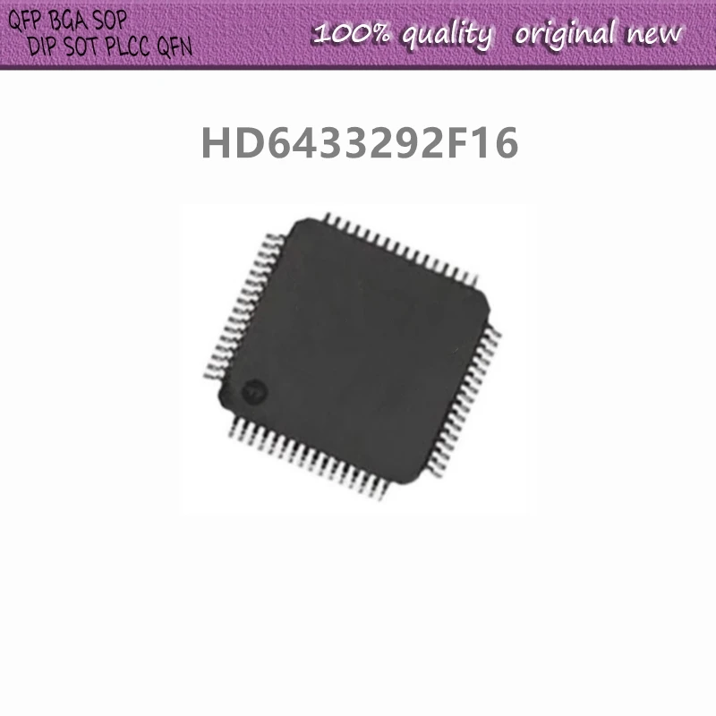 1Pcs/Lot HD6433292F16 6433292F16 QFP64