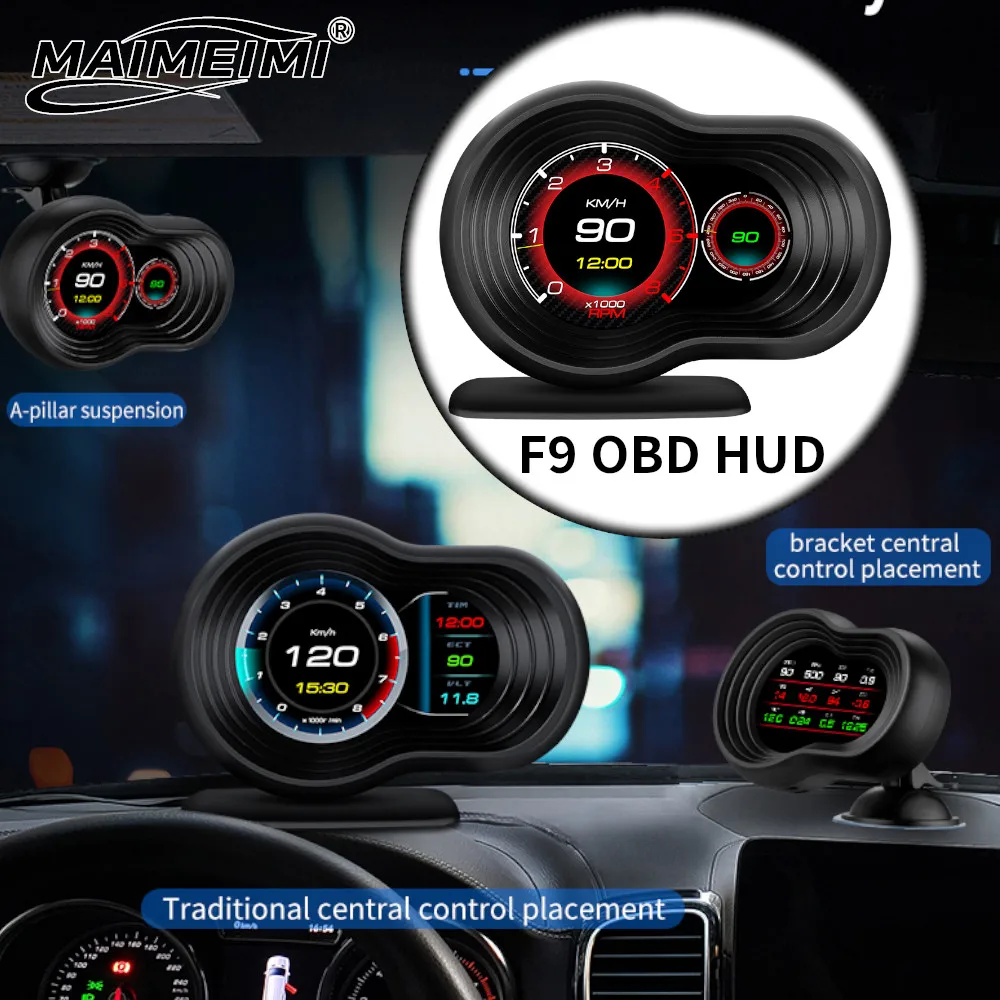 New OBD2 Car Hud F9…