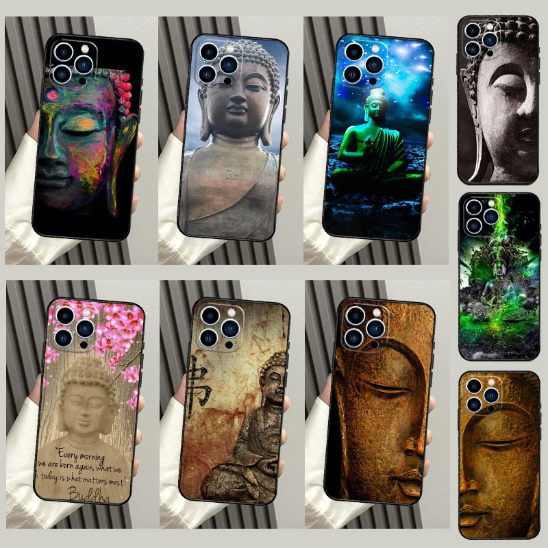 Buddha statue Vintage Case For Samsung Galaxy A13 A33 A53 A15 A35 A55 A06 A16 A26 A36 A56 A34 A54 A52 A12 A32 A17