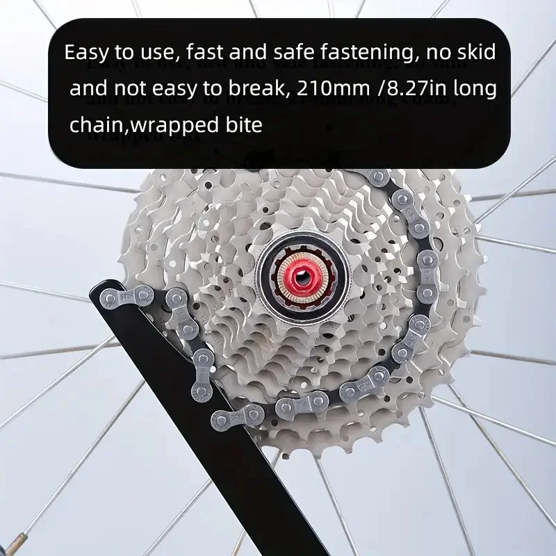 Imagem -02 - Bicicleta Cassette Volante Chave Aço Bike Repair Tool Cadeia Chicote Volante Remoção Ferramentas Galvanizados Anti-ferrugem Calor Tratado