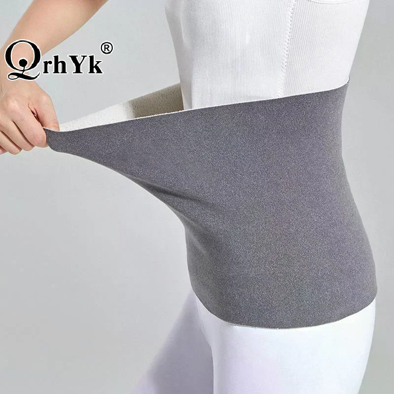 Fleece Lined Waist Warmer Soft Thermal Waist Support Band Fleece Lined Warm Belly Protector For Men Women Autumn Winter Use