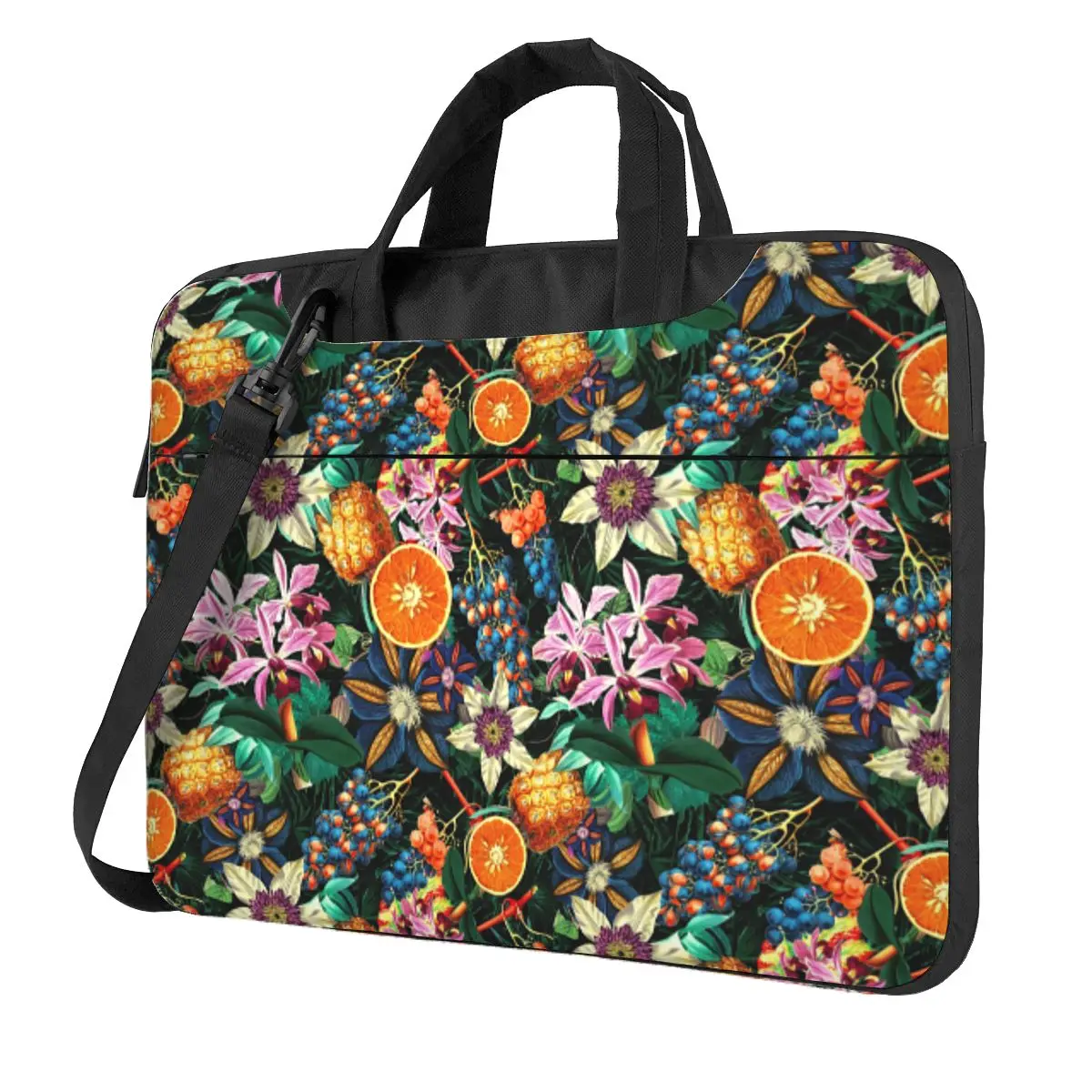 

Tropical Orange Garden Crossbody Laptop Bag Case Computer Bag 13 14 15.6 Inch Notebook Pouch for Macbook Pro Lenovo