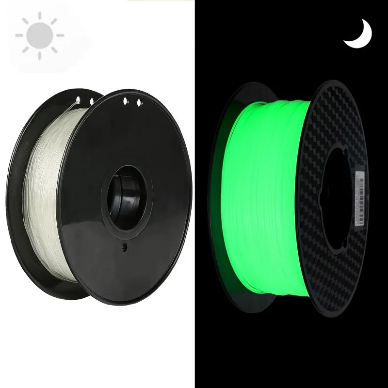 

Светящаяся нить PETG 1,75 мм, 1 кг, зеленая нить PETG, пластиковые материалы для 3d-печати, светящаяся нить PETG, прозрачная