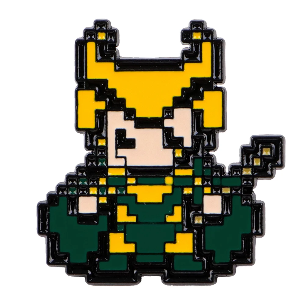 

Loki Pixel TV Series Enamel Pins Brooches Woman Men Backpack Accessories Bags Badge Fashion Lapel Jewelry Gift for Fans