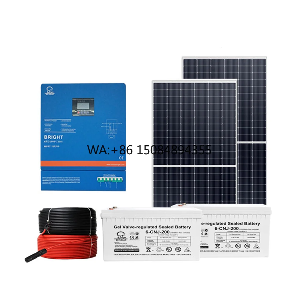 5KW-20kw Off-grid Photovoltaic New Design Solar System Home Power
