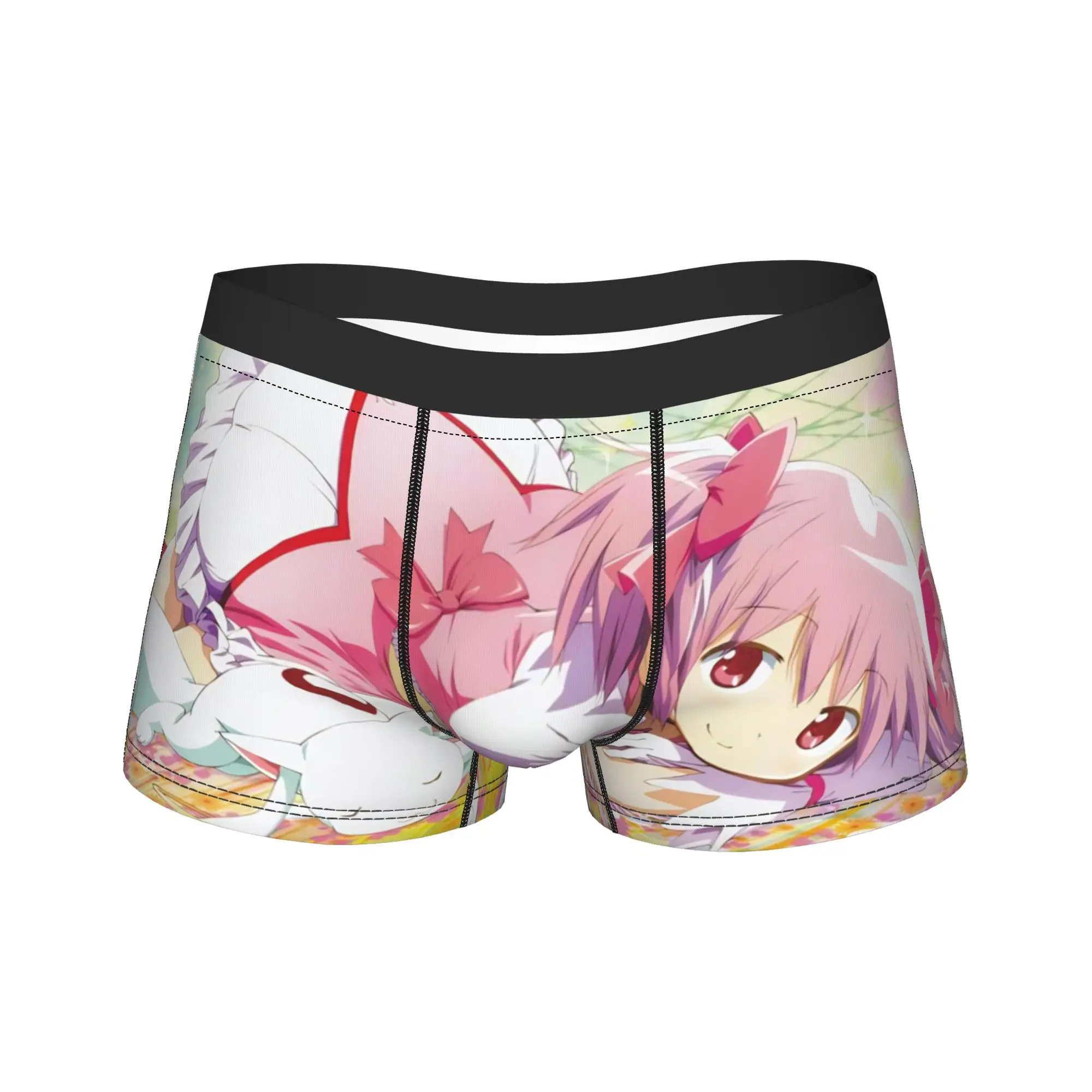 

Горячие боксеры Puella Magi Madoka Magica, аниме, шорты, трусы, мужское нижнее белье, мягкие трусы Madoka Kaname для мужчин, большие размеры