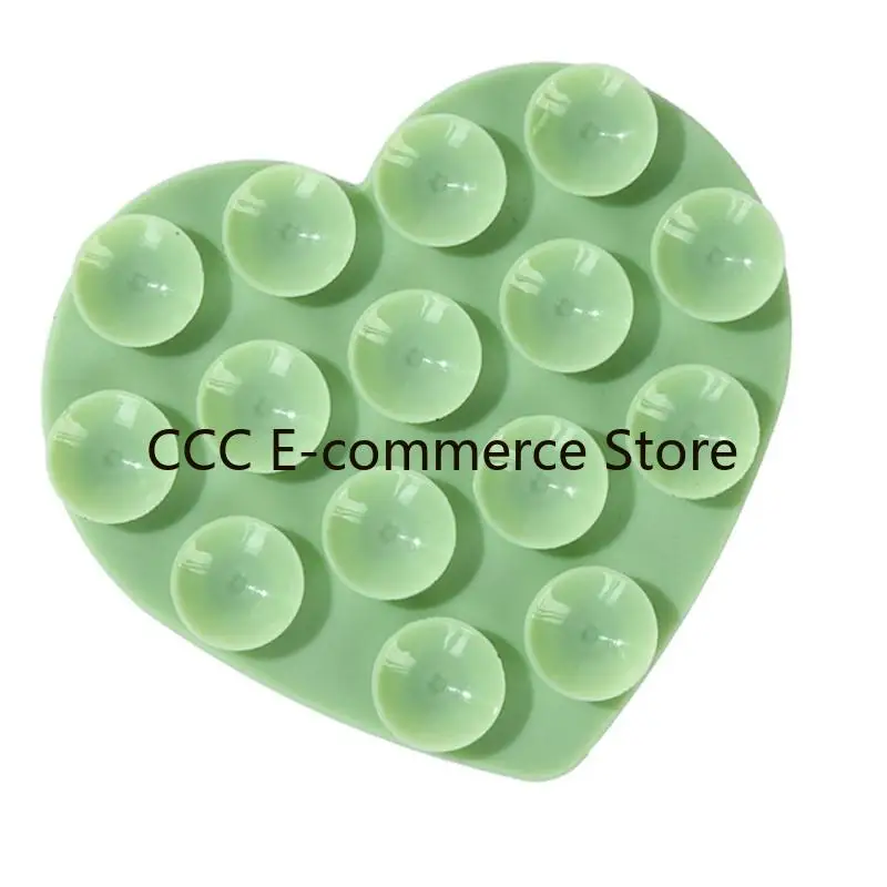 Silicones Suctions Phone Case Adhesive Mount Handsfrees, Strong Grip Holder for Video for Most Model Phone R58A