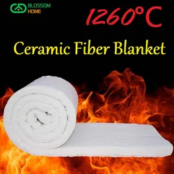 40mm Thick Aluminum Silicate Ceramic Fiber Blanket High Temperature Fireproof Cotton Boiler Pipeline Thermal Insulation Cotton