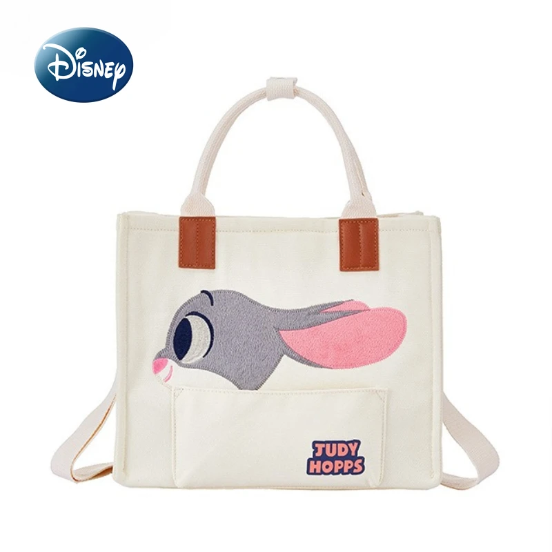 

Disney Judy New Women's Handbag Embroidery Fashion Women's Shoulder Bag Luxury Brand Original Casual Tote Bag Large Capacity