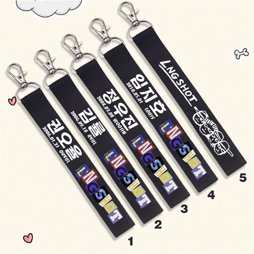 LNGSHOT キムリュル　キーホルダー LNGSHOT Phone Strap Keychain Mobile Phone Lanyard Decoration