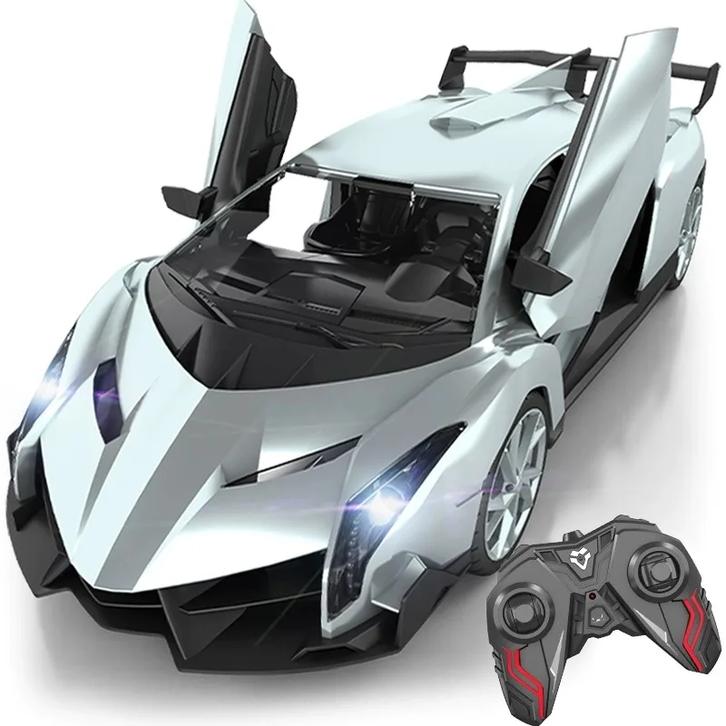 

28 см игрушечный автомобиль с дистанционным управлением и беспроводной зарядкой, электрическое открывание дверей, пульт дистанционного управления, аккумулятор, дрифт, внедорожник, подарок