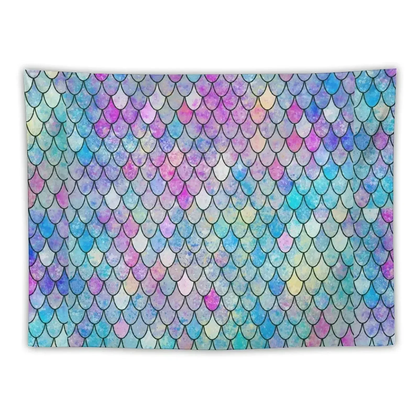 

mermaid scales Tapestry Wall Hangings Decoration Korean Room Decor Home Decoration Wall Tapestries Tapestry