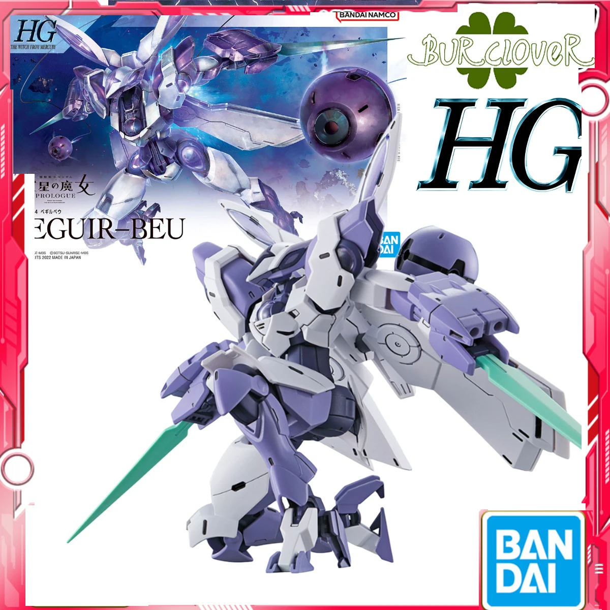 

BANDAI Original HG Series Inquisitor Assembly Model Toys Anime character figurines Assemble model toys Collected by the boy