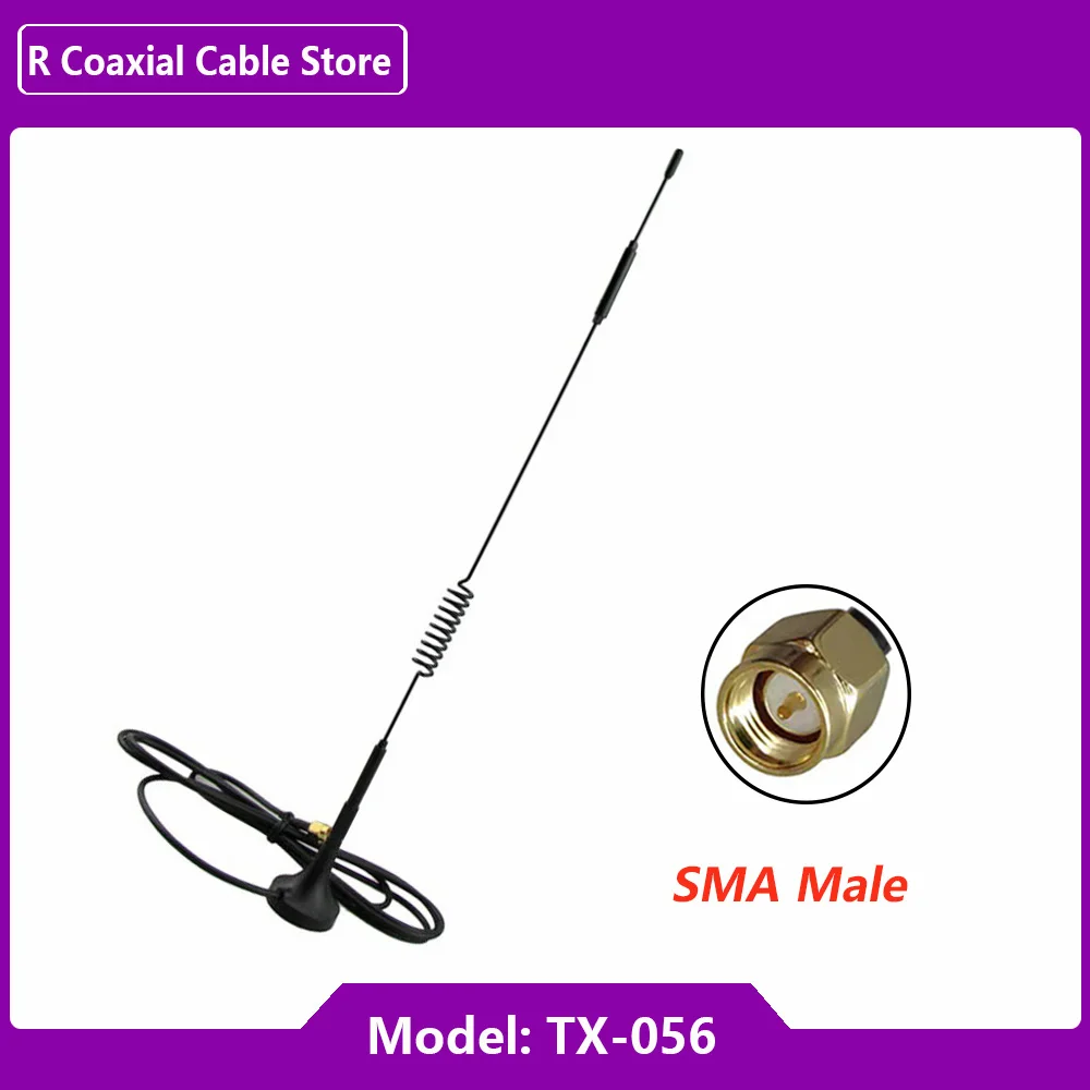 4G LTE Signal High Gain 10DB Antenna Sharing Smart Vending Machine SMA TS9 CRC9 Male RG174 Cable Magnetic Suction Cup Antenna